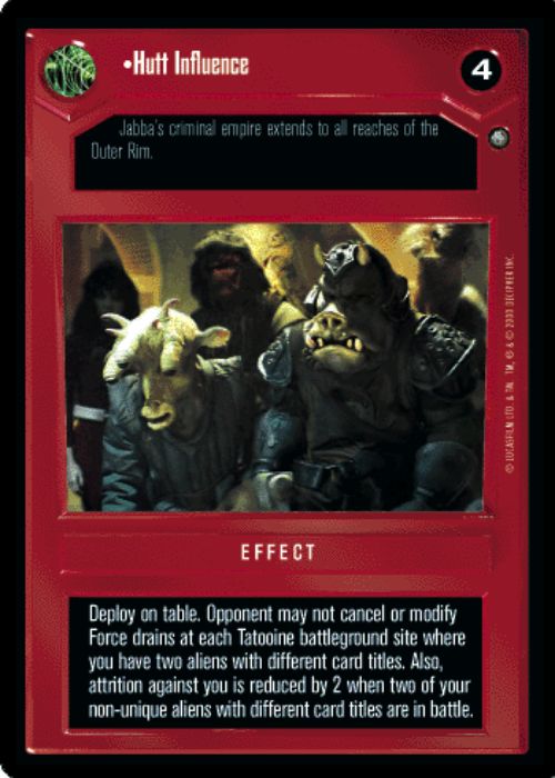Star Wars CCG | Hutt Influence - Jabba's Palace Sealed Deck | The Nerd Merchant
