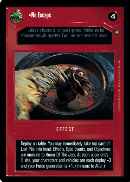 Star Wars CCG | No Escape - Jabba's Palace Sealed Deck | The Nerd Merchant