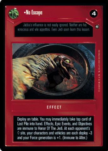 Star Wars CCG | No Escape - Jabba's Palace Sealed Deck | The Nerd Merchant