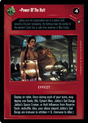 Star Wars CCG | Power Of The Hutt - Jabba's Palace Sealed Deck | The Nerd Merchant