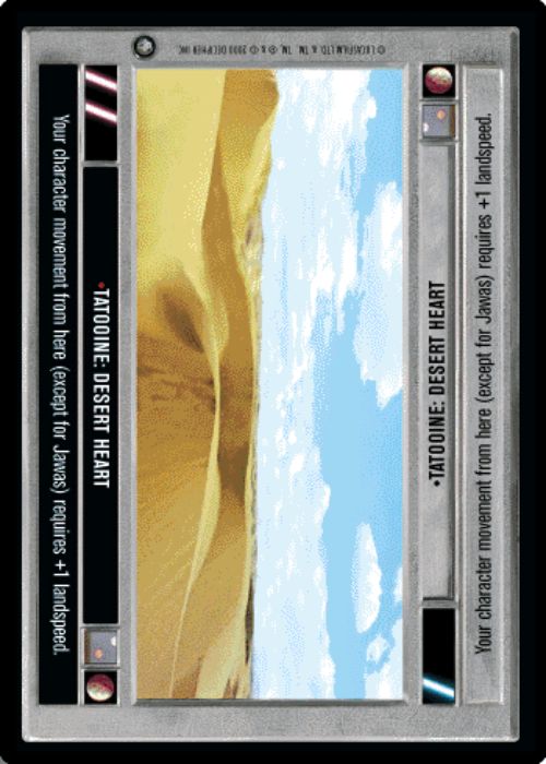 Star Wars CCG | Tatooine: Desert Heart - Jabba's Palace Sealed Deck | The Nerd Merchant