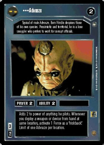 Star Wars CCG | Advosze - A New Hope | The Nerd Merchant
