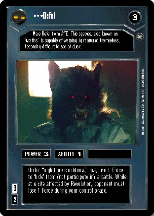 Star Wars CCG | Defel - A New Hope | The Nerd Merchant