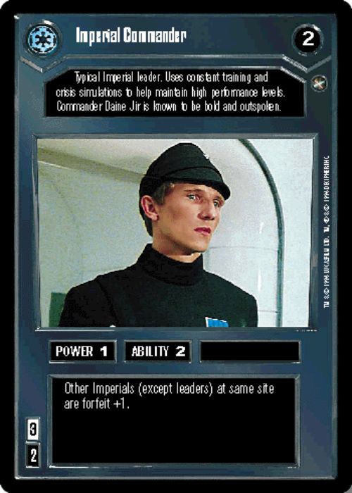 Star Wars CCG | Imperial Commander - A New Hope | The Nerd Merchant
