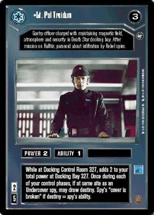 Star Wars CCG | Lt. Pol Treidum - A New Hope | The Nerd Merchant