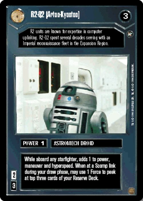 Star Wars CCG | R2-Q2 (Artoo-Kyootoo) - A New Hope | The Nerd Merchant