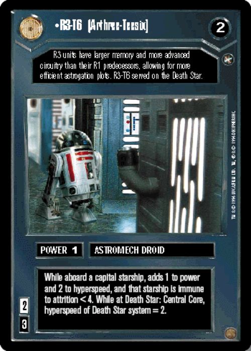 Star Wars CCG | R3-T6 (Arthree-Teesix) - A New Hope | The Nerd Merchant