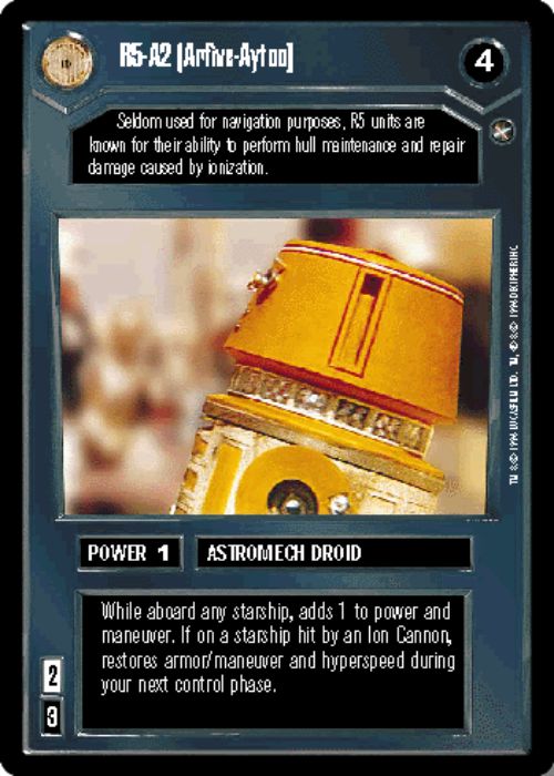 Star Wars CCG | R5-A2 (Arfive-Aytoo) - A New Hope | The Nerd Merchant