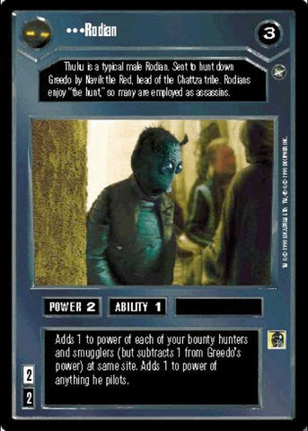 Star Wars CCG | Rodian - A New Hope | The Nerd Merchant