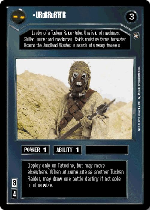 Star Wars CCG | URoRRuR'R'R - A New Hope | The Nerd Merchant