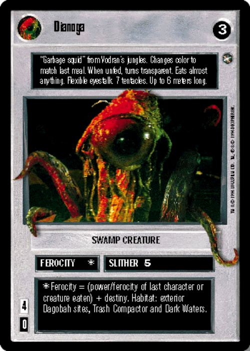 Star Wars CCG | Dianoga - A New Hope | The Nerd Merchant
