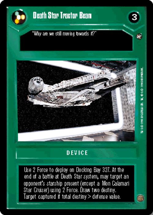 Star Wars CCG | Death Star Tractor Beam - A New Hope | The Nerd Merchant