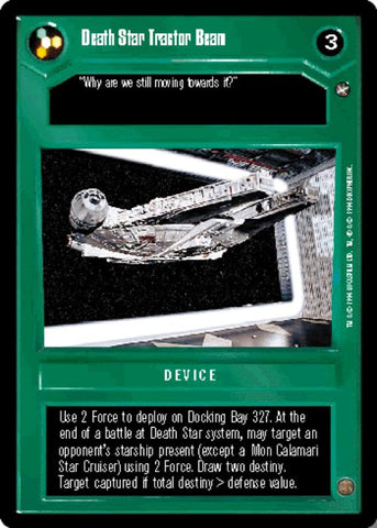 Star Wars CCG | Death Star Tractor Beam - A New Hope | The Nerd Merchant