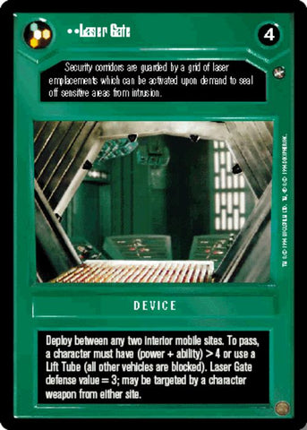 Star Wars CCG | Laser Gate - A New Hope | The Nerd Merchant