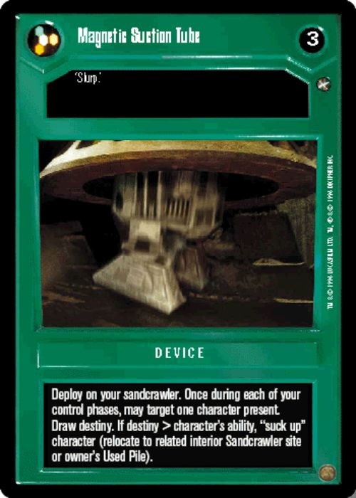 Star Wars CCG | Magnetic Suction Tube [Dark] - A New Hope | The Nerd Merchant
