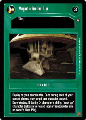 Star Wars CCG | Magnetic Suction Tube [Dark] - A New Hope | The Nerd Merchant