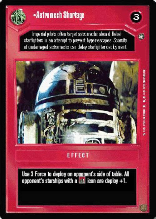 Star Wars CCG | Astromech Shortage - A New Hope | The Nerd Merchant