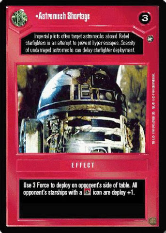 Star Wars CCG | Astromech Shortage - A New Hope | The Nerd Merchant