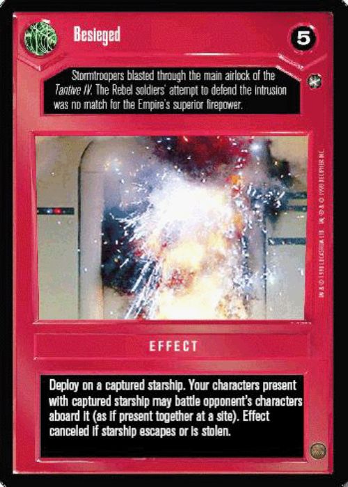 Star Wars CCG | Besieged - A New Hope | The Nerd Merchant