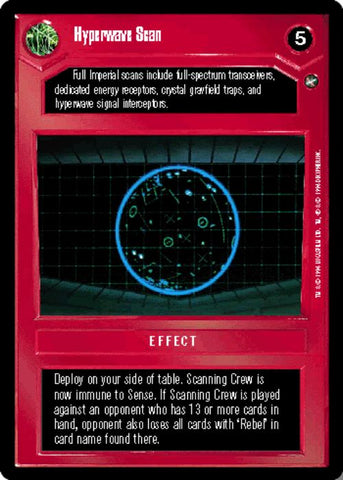 Star Wars CCG | Hyperwave Scan - A New Hope | The Nerd Merchant