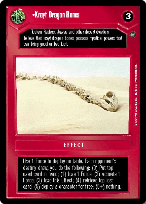 Star Wars CCG | Krayt Dragon Bones - A New Hope | The Nerd Merchant