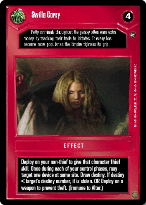 Star Wars CCG | Swilla Corey - A New Hope | The Nerd Merchant