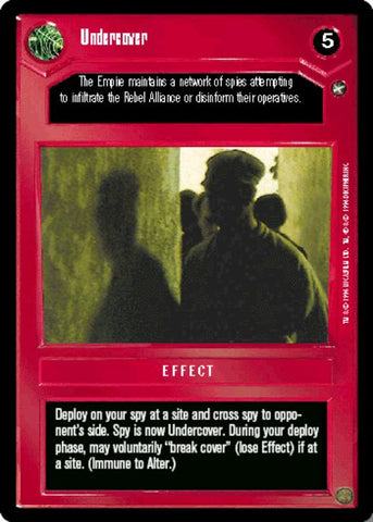 Star Wars CCG | Undercover [Dark] - A New Hope | The Nerd Merchant