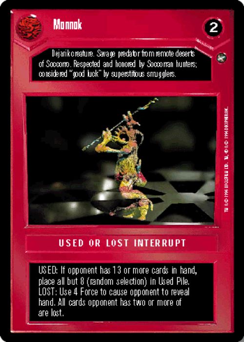 Star Wars CCG | Monnok - A New Hope | The Nerd Merchant