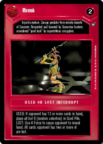 Star Wars CCG | Monnok - A New Hope | The Nerd Merchant