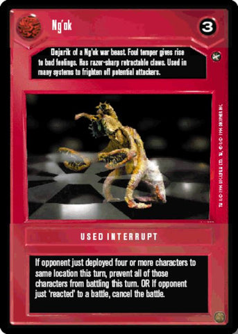Star Wars CCG | Ng'ok - A New Hope | The Nerd Merchant