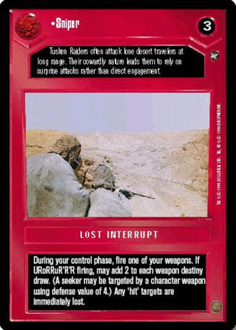 Star Wars CCG | Sniper - A New Hope | The Nerd Merchant