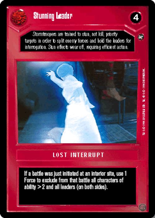 Star Wars CCG | Stunning Leader - A New Hope | The Nerd Merchant