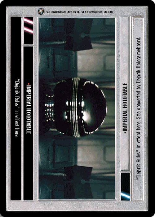 Star Wars CCG | Imperial Holotable - A New Hope | The Nerd Merchant
