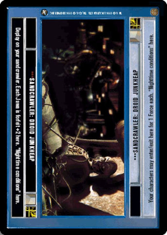 Star Wars CCG | Sandcrawler: Droid Junkheap - A New Hope | The Nerd Merchant