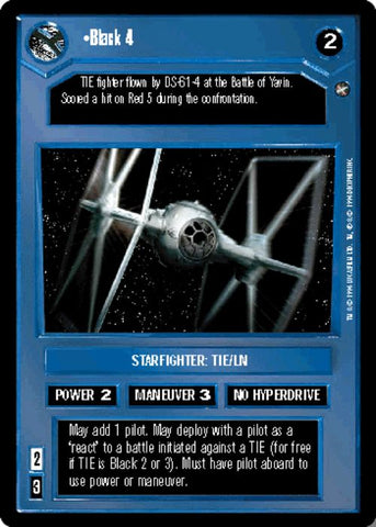 Star Wars CCG | Black 4 - A New Hope | The Nerd Merchant