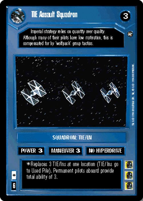 Star Wars CCG | TIE Assault Squadron - A New Hope | The Nerd Merchant