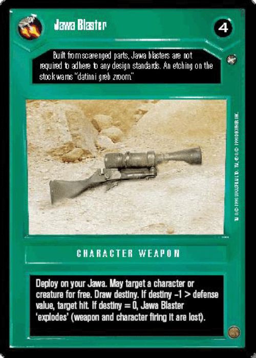 Star Wars CCG | Jawa Blaster - A New Hope | The Nerd Merchant