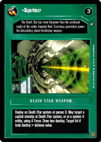 Star Wars CCG | Superlaser - A New Hope | The Nerd Merchant