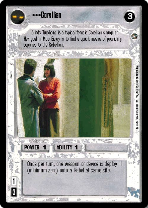 Star Wars CCG | Corellian - A New Hope | The Nerd Merchant