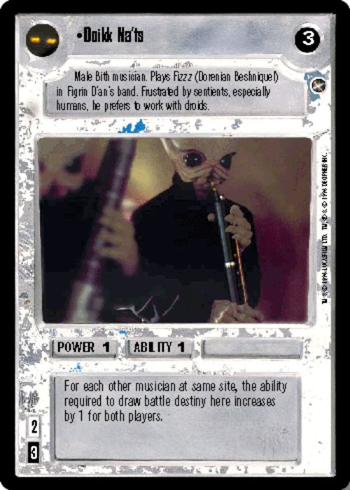 Star Wars CCG | Doikk Na'ts - A New Hope | The Nerd Merchant