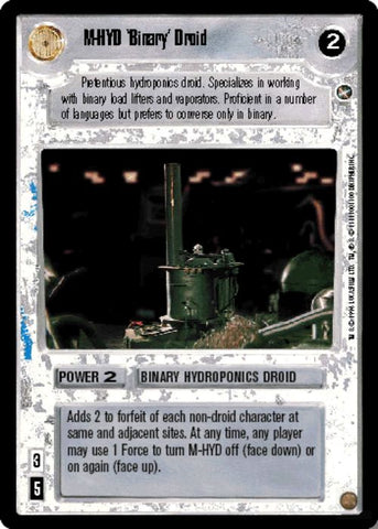 Star Wars CCG | M-HYD 'Binary' Droid - A New Hope | The Nerd Merchant