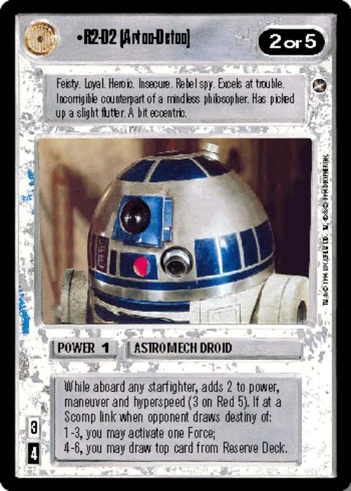 Star Wars CCG | R2-D2 (Artoo-Detoo) - A New Hope | The Nerd Merchant