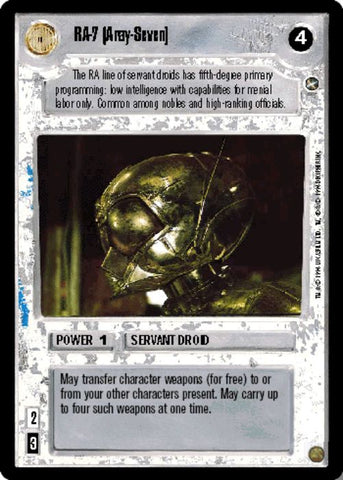 Star Wars CCG | RA-7 (Aray-Seven) - A New Hope | The Nerd Merchant