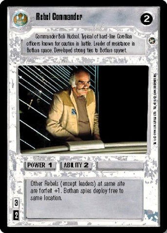 Star Wars CCG | Rebel Commander - A New Hope | The Nerd Merchant