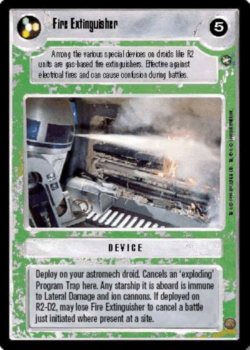 Star Wars CCG | Fire Extinguisher - A New Hope | The Nerd Merchant