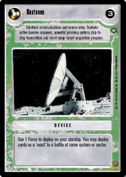 Star Wars CCG | Rectenna - A New Hope | The Nerd Merchant