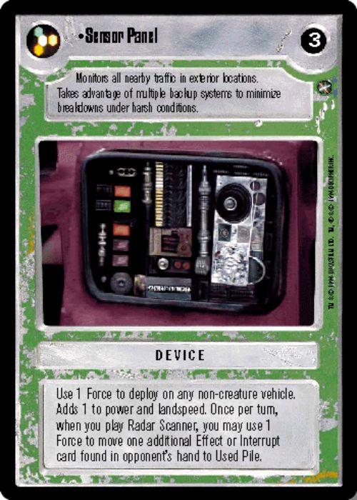 Star Wars CCG | Sensor Panel - A New Hope | The Nerd Merchant