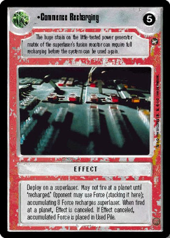 Star Wars CCG | Commence Recharging - A New Hope | The Nerd Merchant