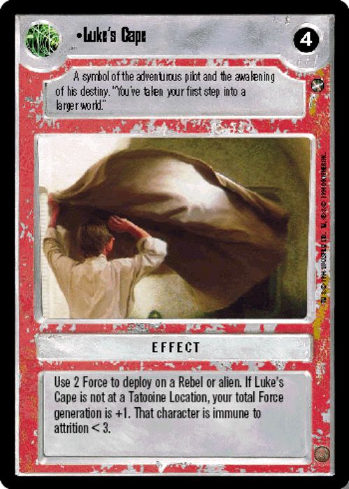 Star Wars CCG | Luke's Cape - A New Hope | The Nerd Merchant