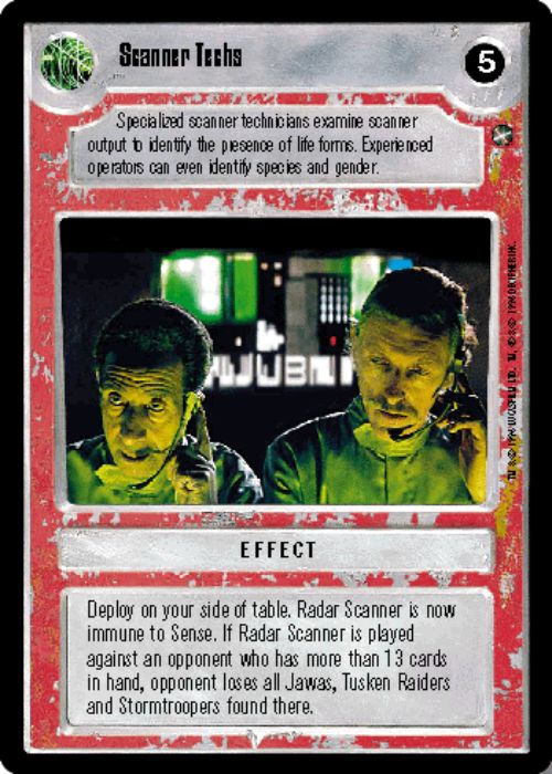 Star Wars CCG | Scanner Techs - A New Hope | The Nerd Merchant